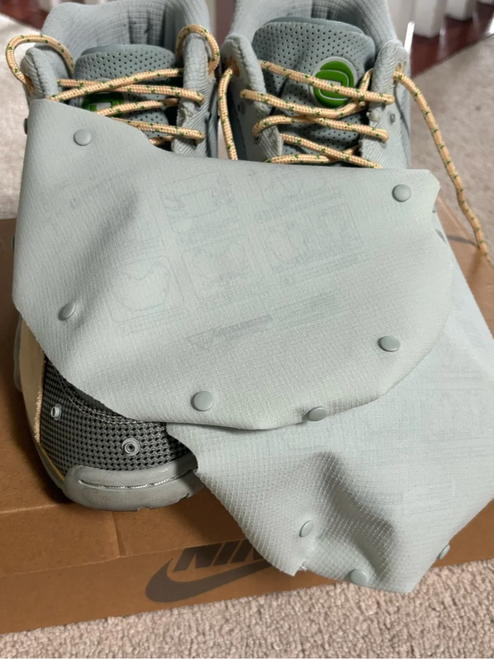 Travis Scott Nike Air Trainer Men’s Size 10.5 Grey Haze Sneakers Canvas